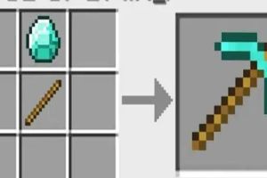 我的世界钻石镐怎么合成